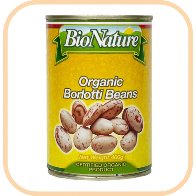 (image for) Bionature Borlotti Beans - Organic (400g)