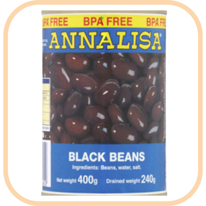 (image for) Black Beans - Annalisa (400g)