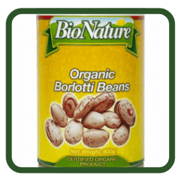 (image for) Bionature Borlotti Beans - Organic (400g)