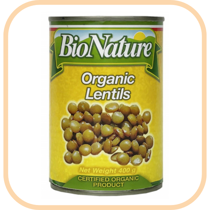 Bionature Lentils - Organic (400g)