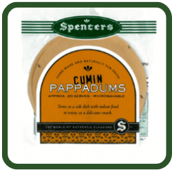 (image for) Papadums Packet - Cumin (113g)