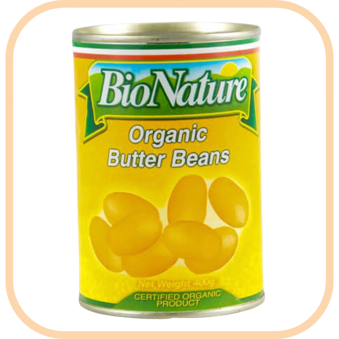 Bionature Butter Beans - Organic (400g)