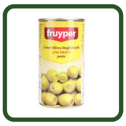 (image for) Fruyper Green Olives Stuffed with Anchovy Paste